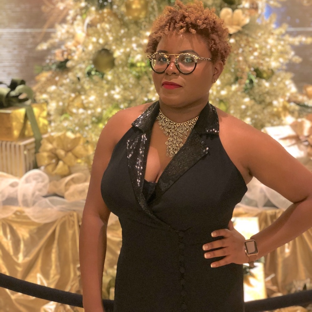 Black tuxedo dress